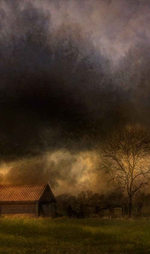 Storm Clouds over the Barn by Martin  Fry