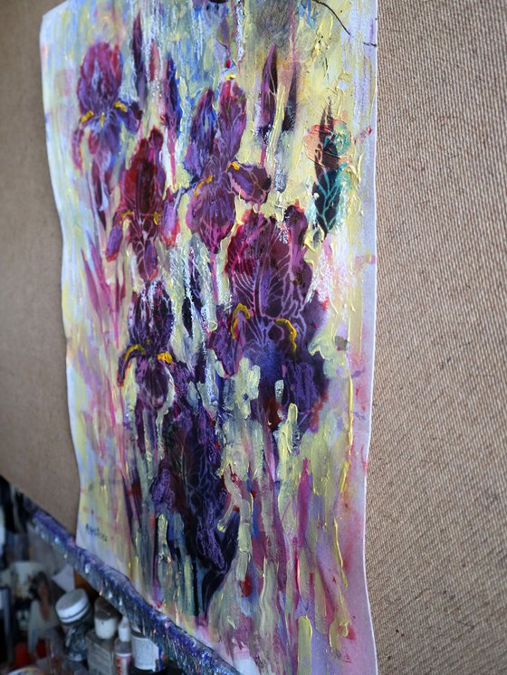 Fantasy with Flowers 339: paper 59x42cm