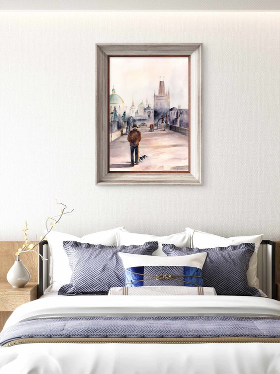 Morning Walk on Charles Bridge