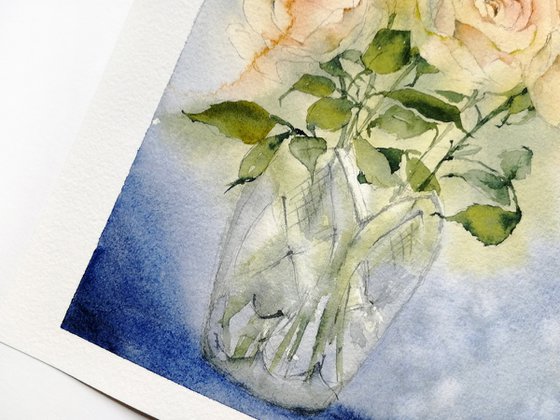 Roses painting