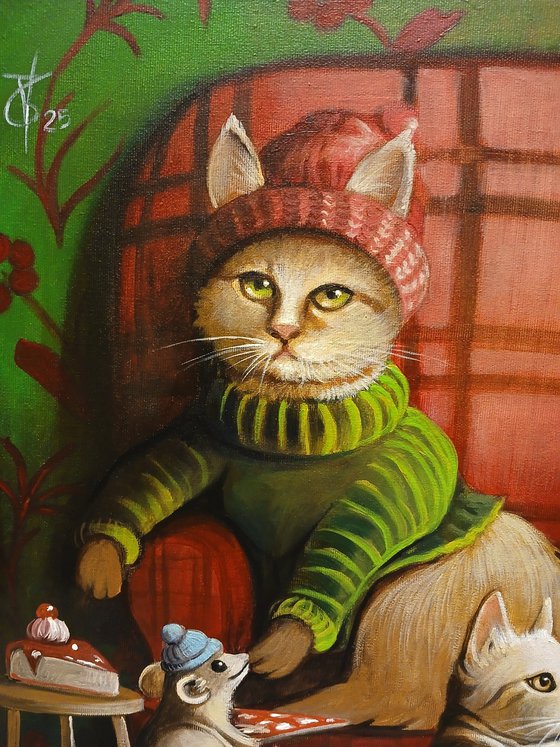 Holidays in the mountain cabin