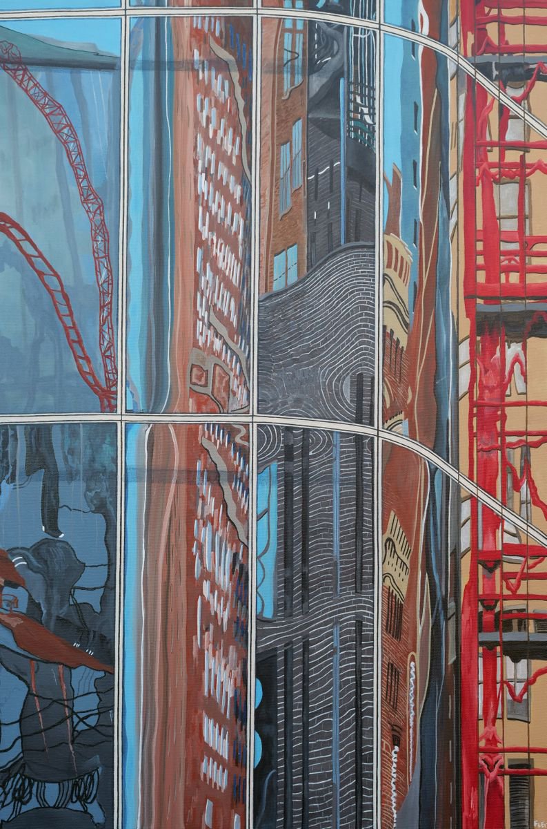 Hudson Yards Reflection 4 By Steven Fleit, 24 X 36, Artwork For Sale On Artfinder