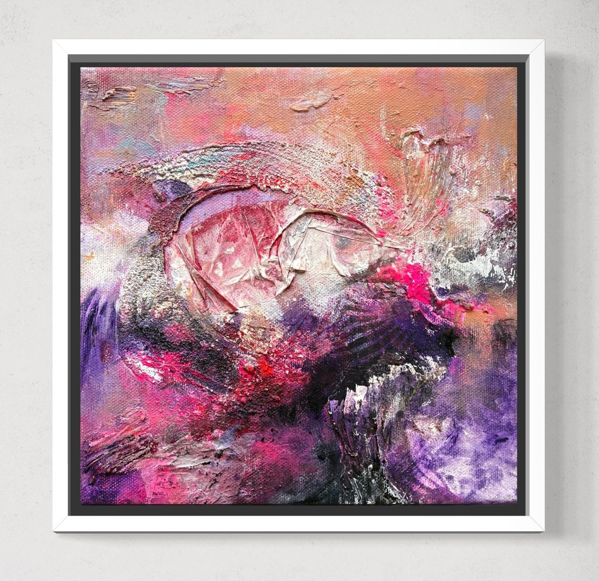 Pink Dream Ii By Katja Wittmer, 9 X 9, Artwork For Sale On Artfinder