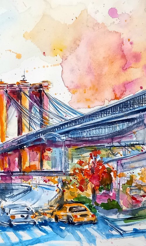 Brooklyn bridge II by Kovács Anna Brigitta