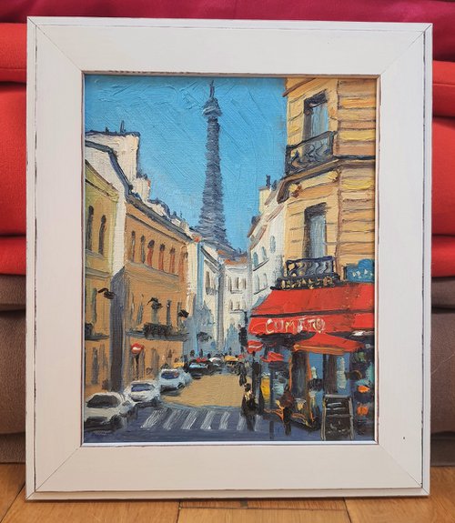 Paris Rue St Dominic by Roberto Ponte
