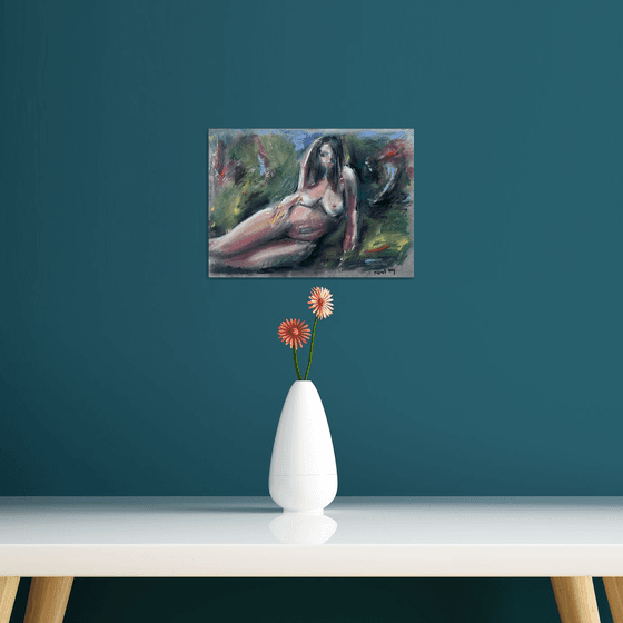 Woodland Nude (Pastel Study II)