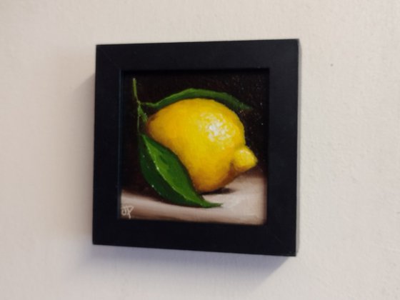 Little lemon still life