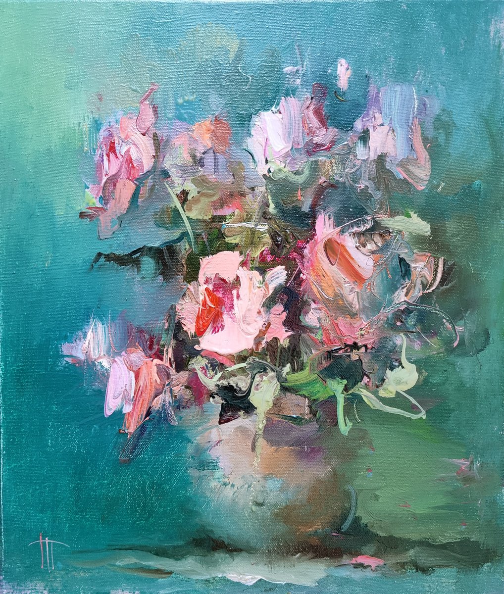 Dreamy Teal By Hennadii Penskyi, 12 X 14, Artwork For Sale On Artfinder