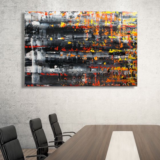 Burning Memories (120 x 80cm) XXL (48 x 32 inches)