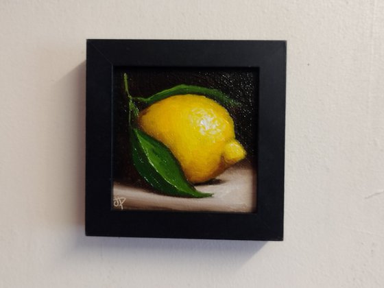 Little lemon still life