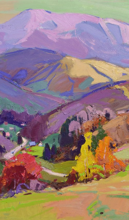 Pink Carpathians by Alexander Shandor