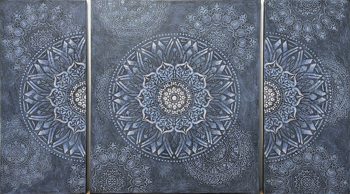  Meditative Mandala By Hasmik Mamikonyan, 47 X 28, Artwork For Sale On Artfinder