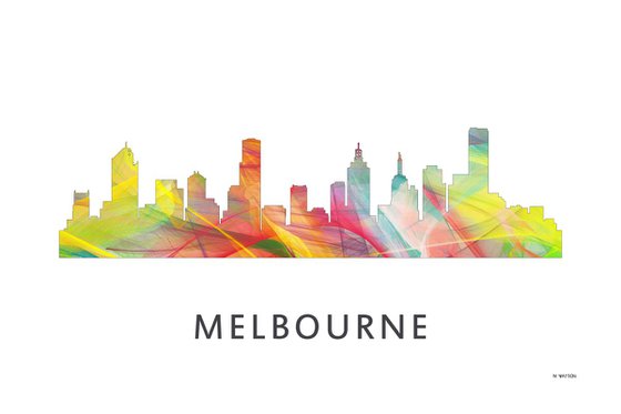 Melbourne, Victoria Australia Skyline 2 WB1