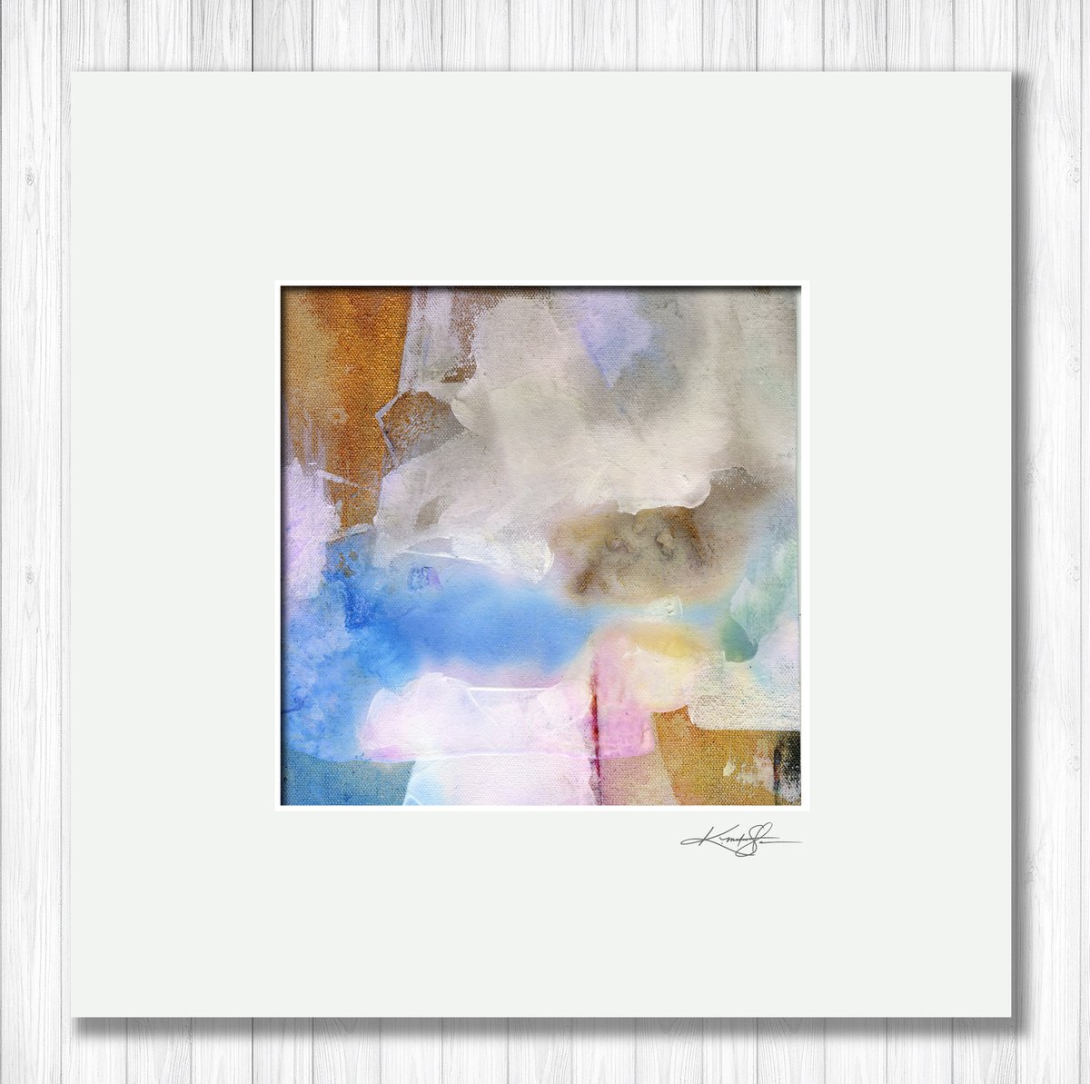 A Moment In Abstraction 1 - Abstract Painting by Kathy Morton Stanion by Kathy Morton Stanion