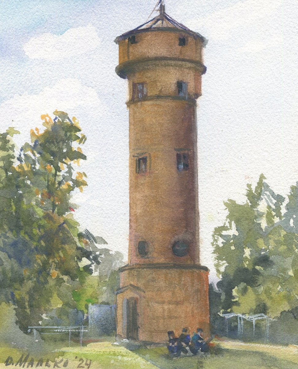 Old water tower by Olha Malko