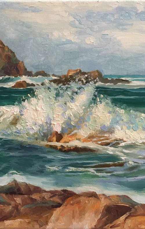 Jersey Island Landscape by Ling Strube