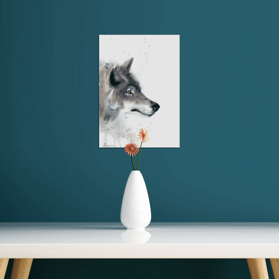 Wolf portrait