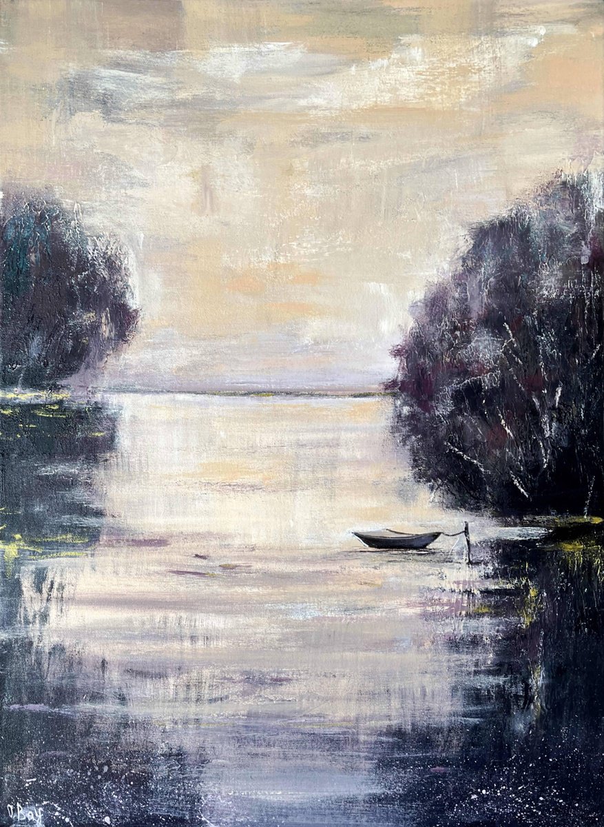  Evening Melody By Olesya Bay, 20 X 28, Artwork For Sale On Artfinder