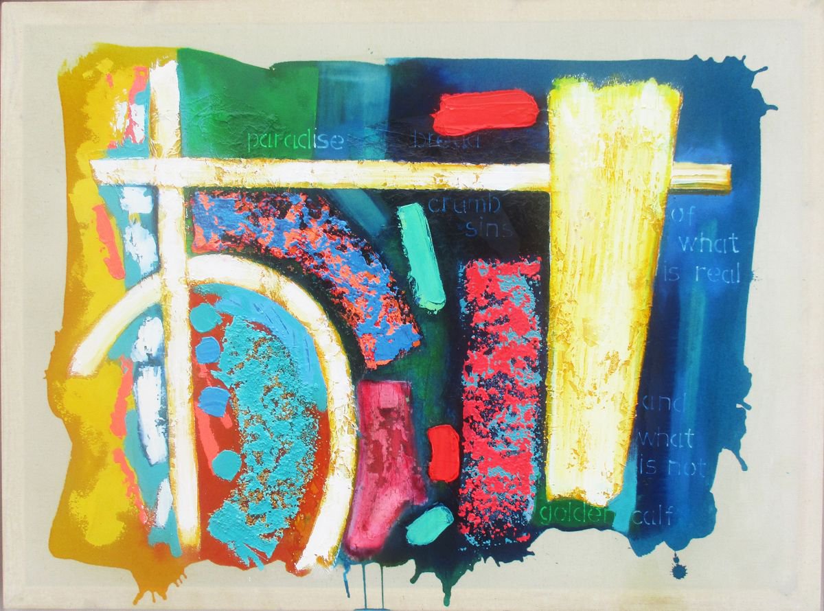 Golden Calf By Frank Barnes, 45 X 33, Artwork For Sale On Artfinder
