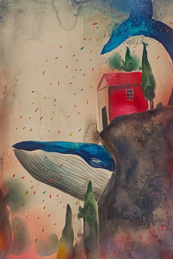 Whale & Red House