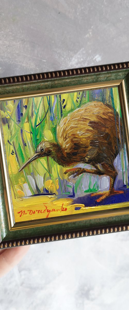 Kiwi bird by Nataly Derevyanko