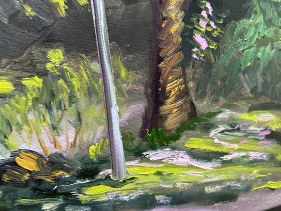 Spring Sakura Alley Plein Air