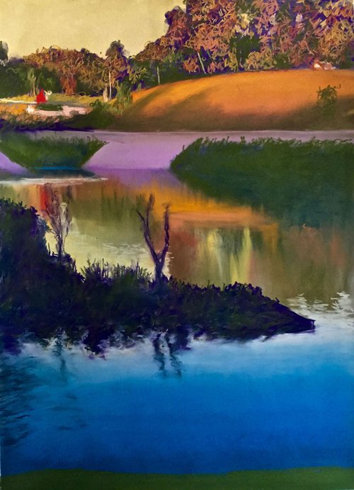 Wetlands golden hour by John Cottee