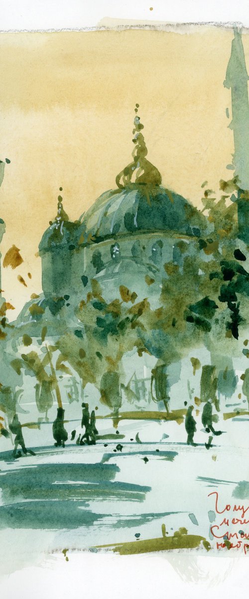 Blue Mosque. by Tatyana Tokareva