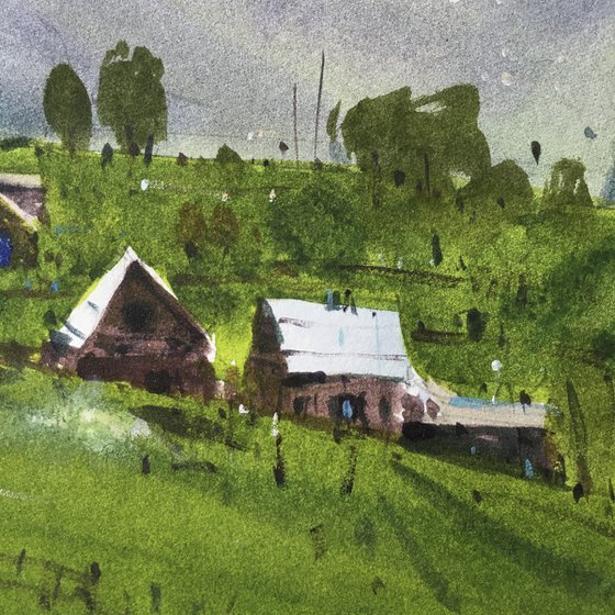 Sketch in the Carpathians