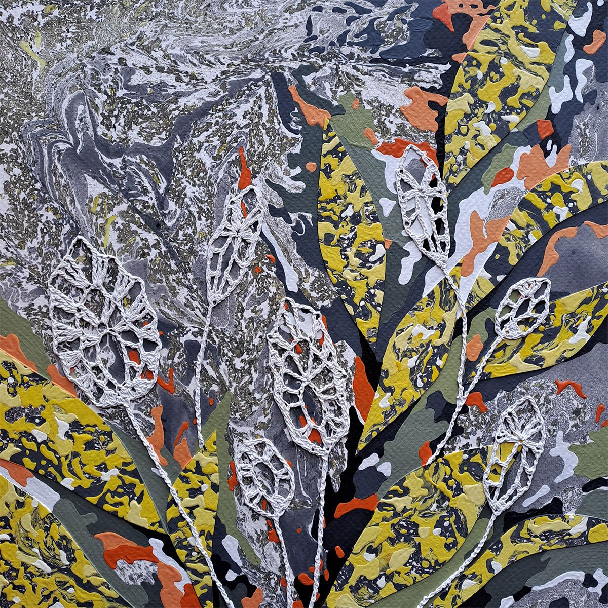 Foggy Tropics By Mariia Raskin, 10 X 10, Artwork For Sale On Artfinder