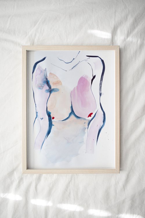 'Friday Afternoon', nude study by Eve Devore