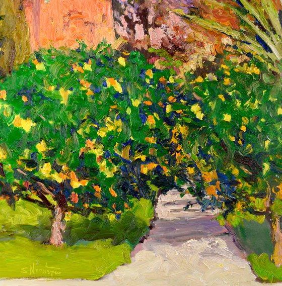 Park with Lemon Trees
