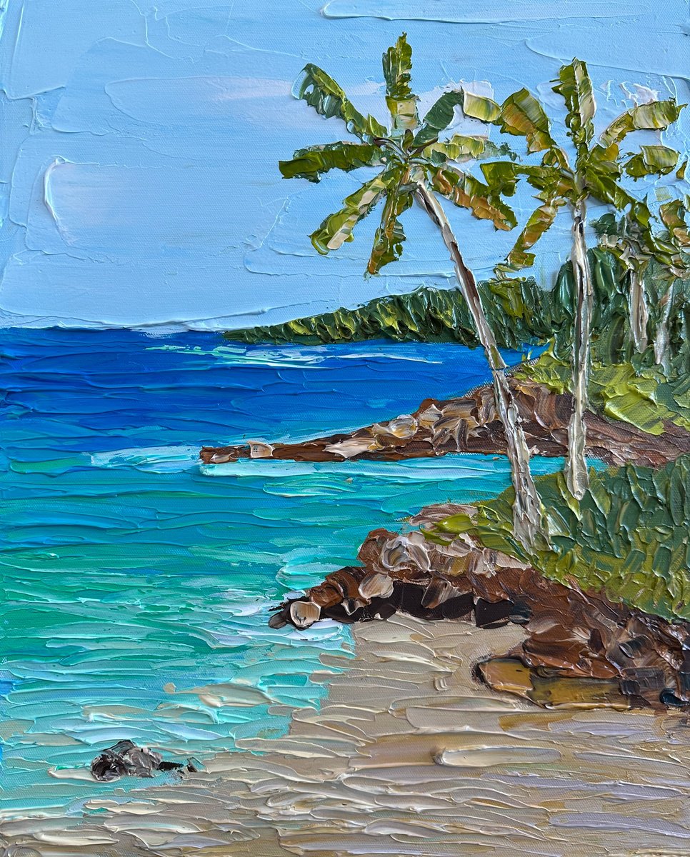  Tropical Retreat Ii By Guzaliya Xavier, 16 X 20, Artwork For Sale On Artfinder
