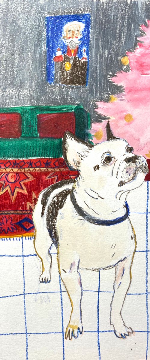 French bulldog by Anastasia Mazur-Skrobova