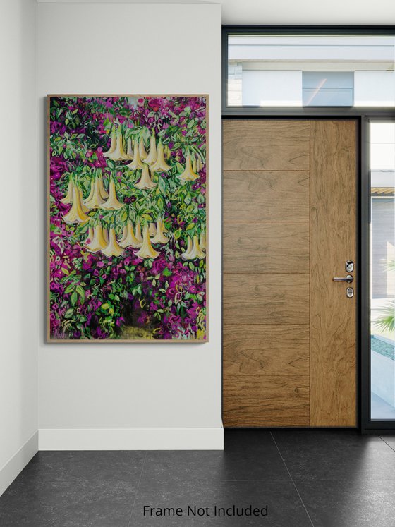 Bellflowers and Bougainvillea
