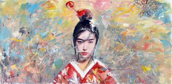 Memoirs of a geisha (L'une 104) * 61 x 30 in