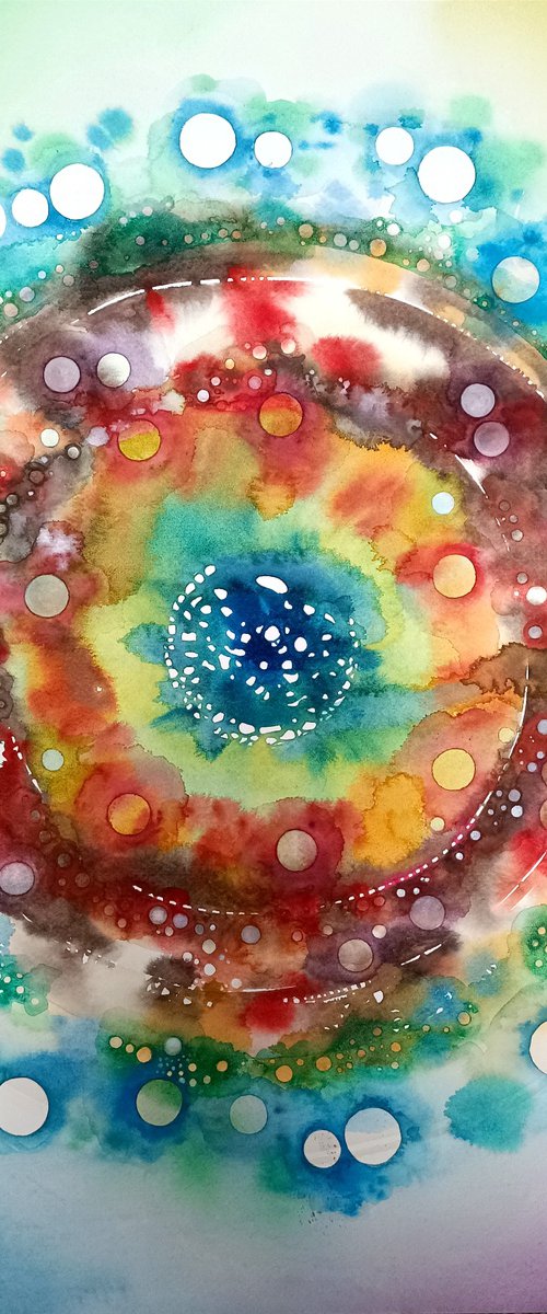 Colorful nebula by Ilaria Finetti