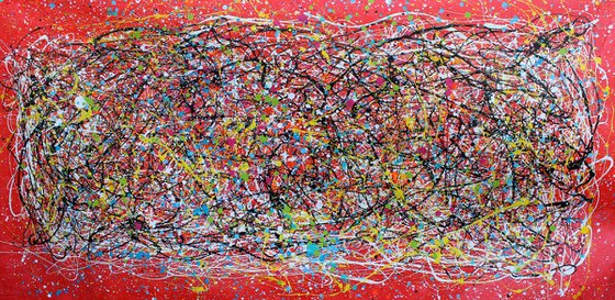 Woman in red passion