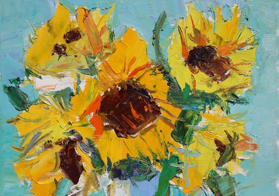 " Sunflowers "