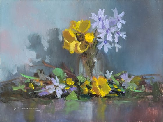 Flowers in a Bottle
