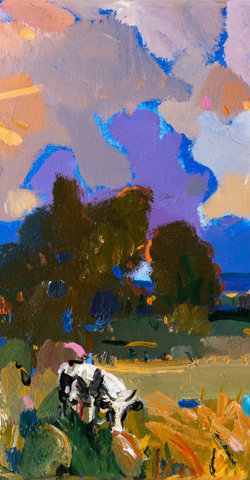 Sunlit Pastures (AV Art) by Joseph Villanueva