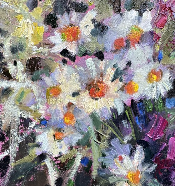 Still life of wild flowers