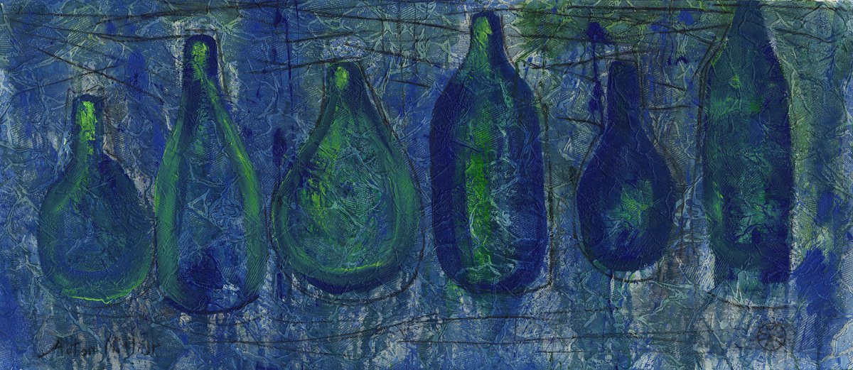 Blue Bottles by Anton Maliar