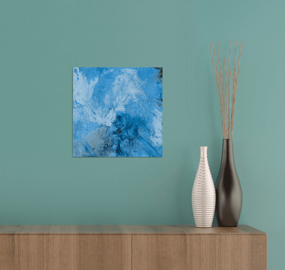 Blue abstract painting 2205202001