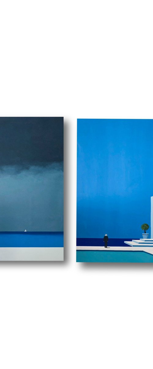 Before and After Diptych by Veronika Obushikhina