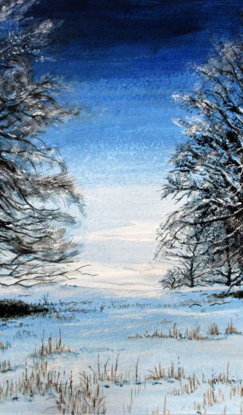 Lime Trees in Snow by Max Aitken