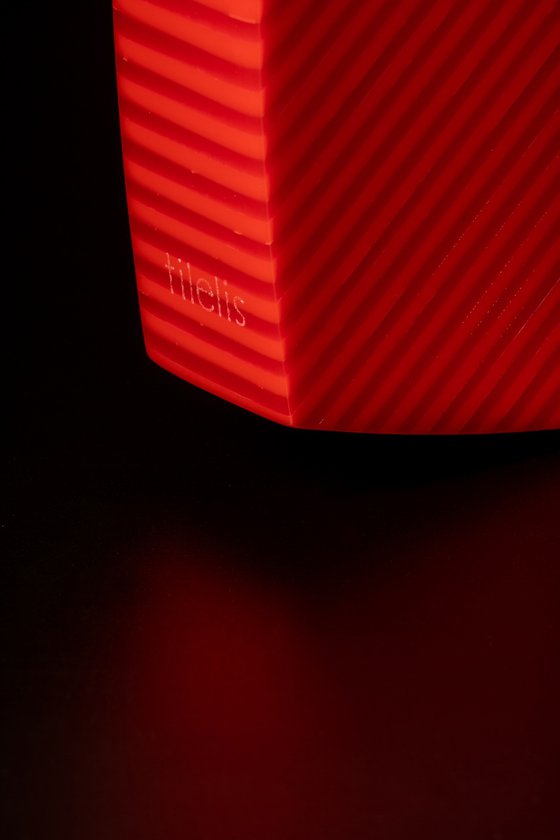 Two-Toned Red Heart