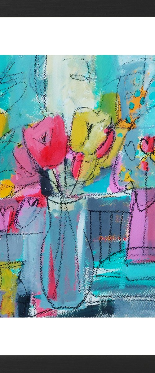 Mixed Tulips III by Jan Rippingham