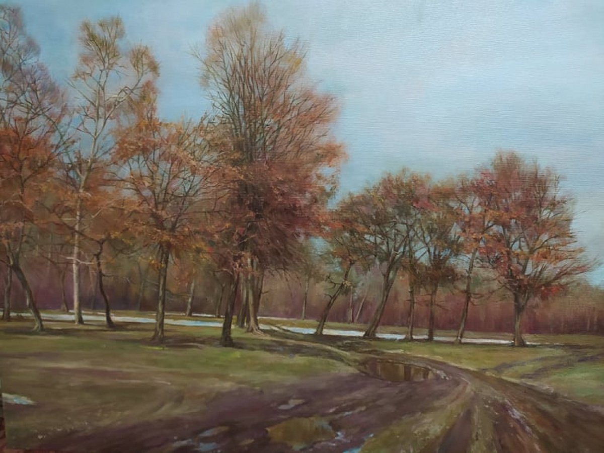 landscape with trees by Artur Mkhitaryan