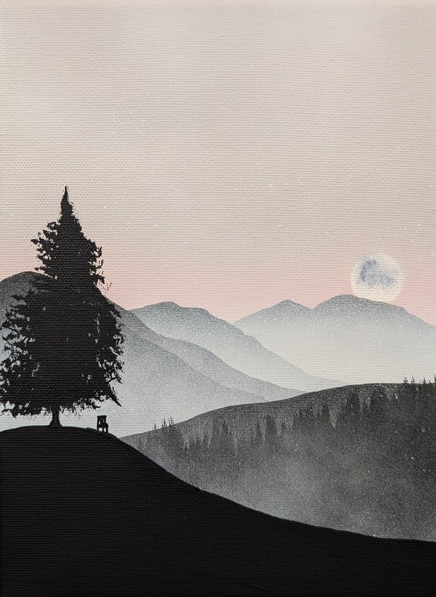 Acrylic Painting , A Gentle Hour By Robert Owen Bloomfield, 7 X 9, Artwork For Sale On Artfinder
